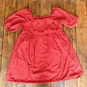 Women's BloomChic Made for Curves Coral Knee Length Dress Size 18-20